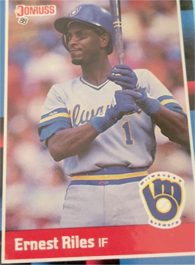 1988 Donruss #478 Ernest Riles — front