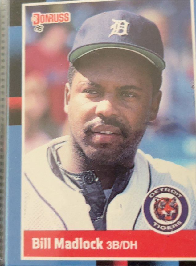 1988 Donruss #496 Bill Madlock — front