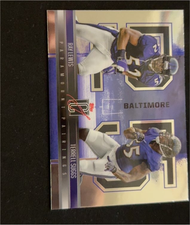 2024 Topps Signature Class Paramount Pairings #PP-5 Ray Lewis Terrell Suggs — front