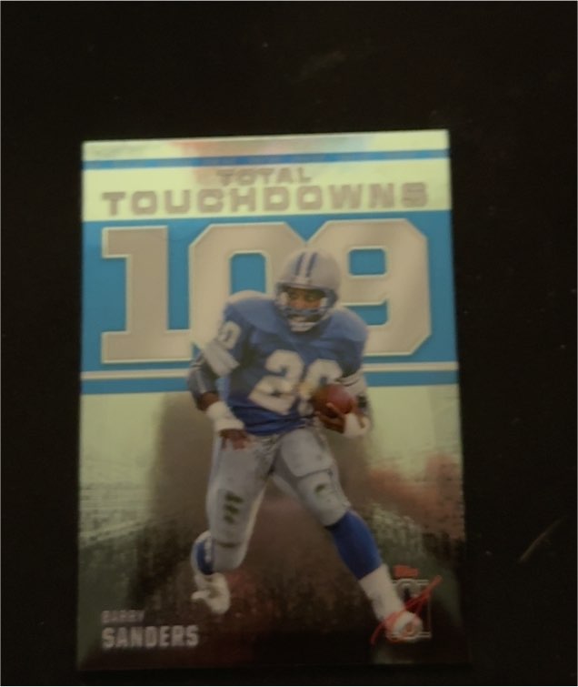 2024 Topps Signature Class Total Touchdowns #ZO-13 Barry Sanders — front