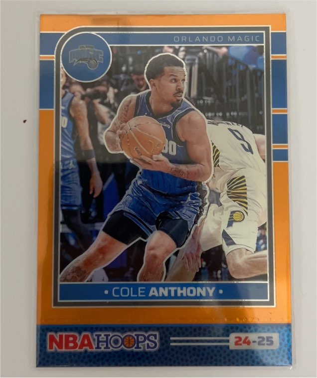 2024-25 Panini NBA Hoops #178 Cole Anthony — front