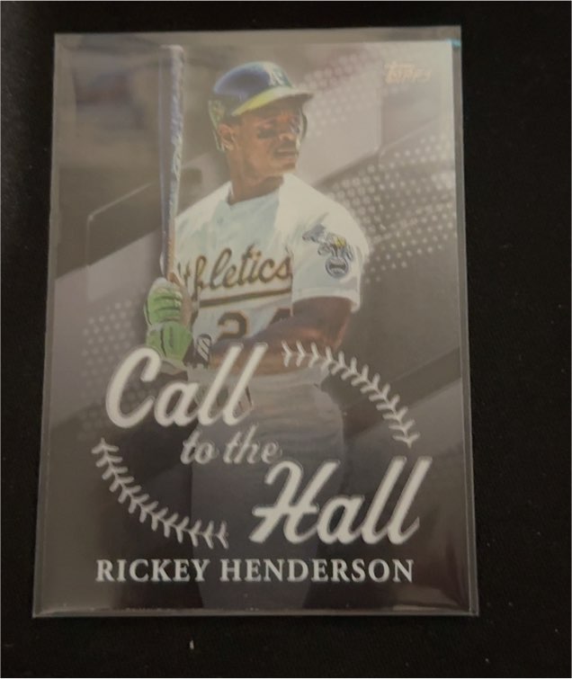 2025 Topps Series 1 #CTH-18 Rickey Henderson — front