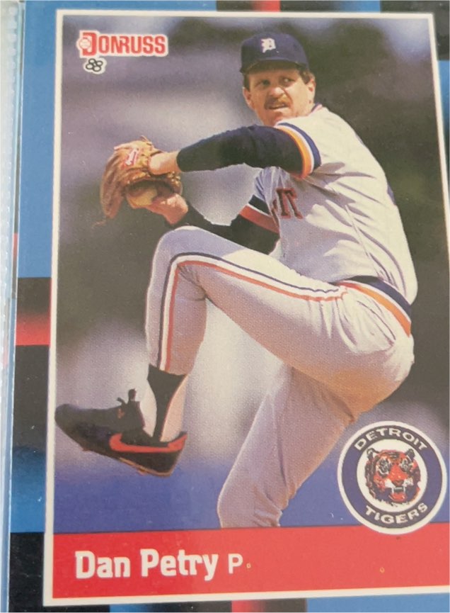 1988 Donruss #476 Dan Petry — front