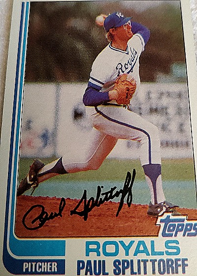 1982 Topps #759 Paul Splittorff — front