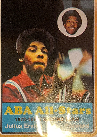 1973 Topps #240 Julius Erving ABA All-Stars — front