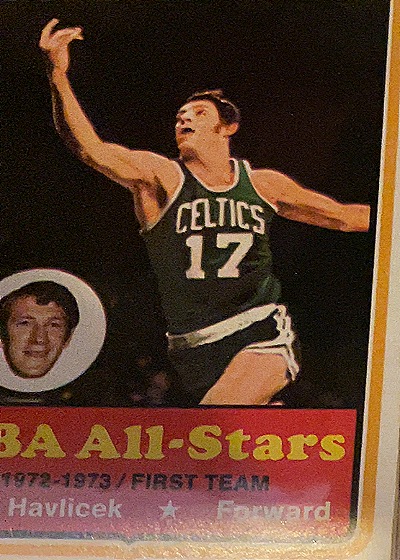 1973-74 Topps Basketball #20 John Havlicek — front