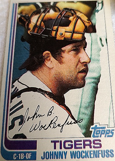 1982 Topps #629 Johnny Wockenfuss — front