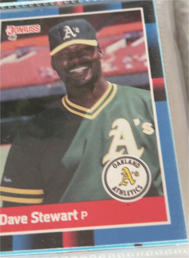 1988 Donruss #472 Dave Stewart — front