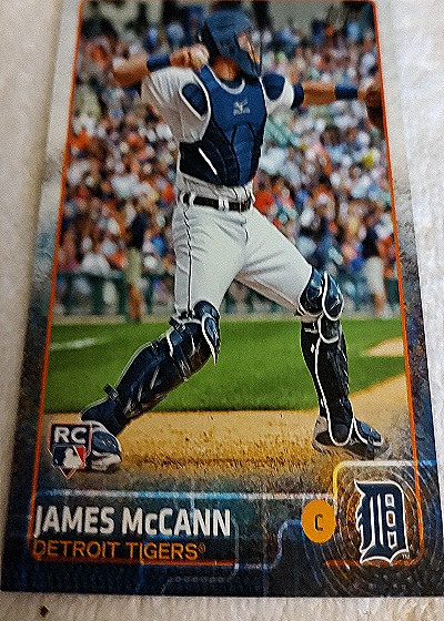 2015 Topps #12 James McCann — front