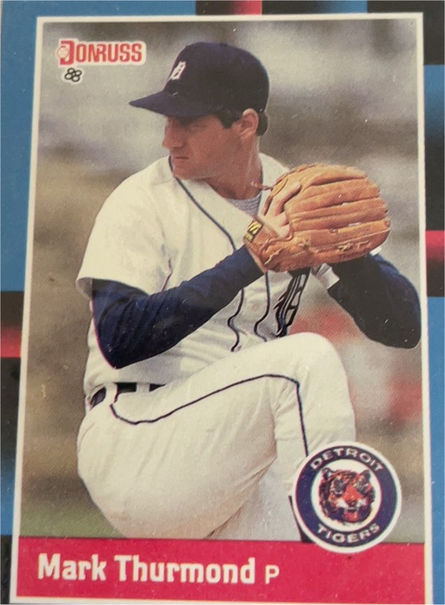 1988 Donruss #599 Mark Thurmond — front