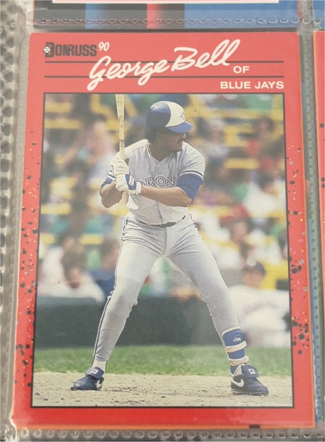 1990 Donruss #206 George Bell — front