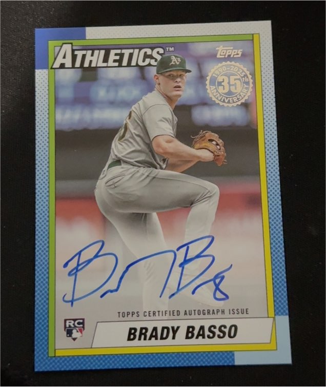 2025 Topps Series 1 #90A-BBA Brady Basso — front