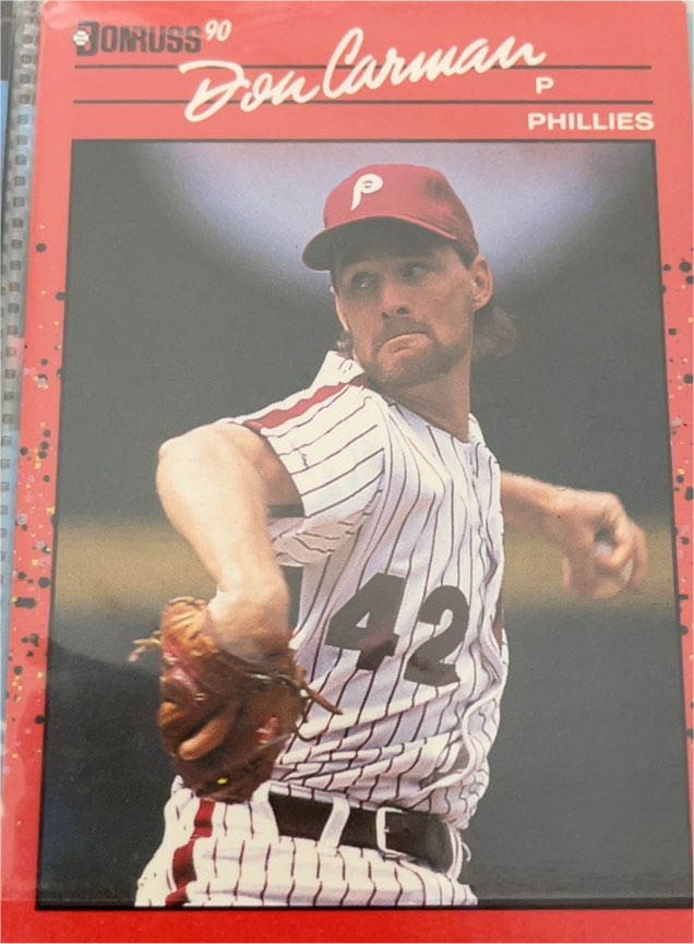 1990 Donruss #604 Don Carman — front