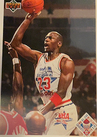 1991-92 Upper Deck #48 Michael Jordan All-Star Checklist — front