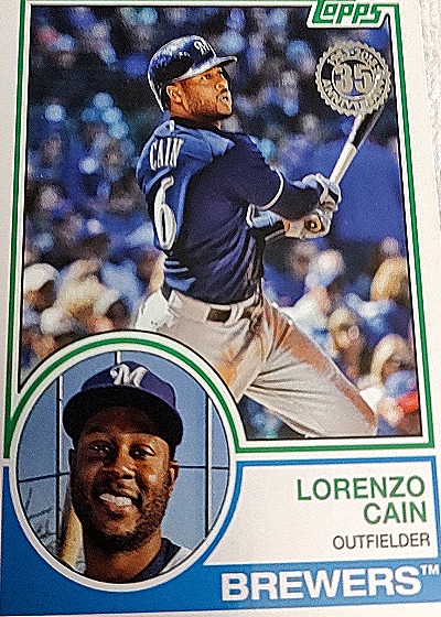2018 Topps Update #83-25 Lorenzo Cain — front