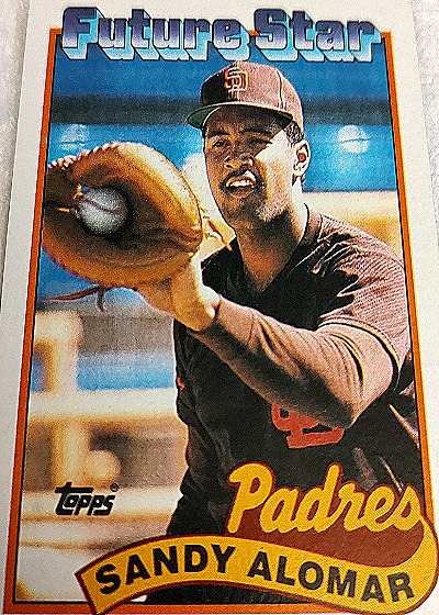 1989 Topps #648 Sandy Alomar Jr. — front