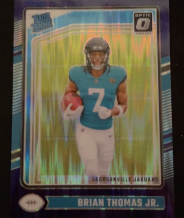 2024 Panini Donruss Optic #214 Brian Thomas Jr. — front