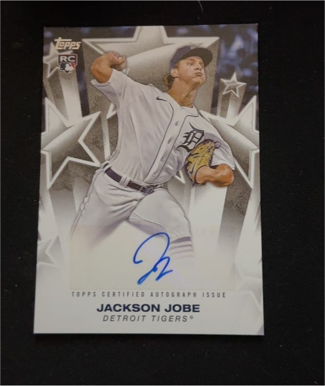 2025 Topps Series 1 Baseball Stars Autographs #BSA-JJO Jackson Jobe — front