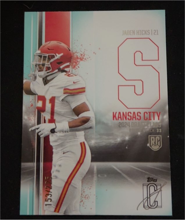 2024 Topps Signature Class #127 Jaden Hicks — front