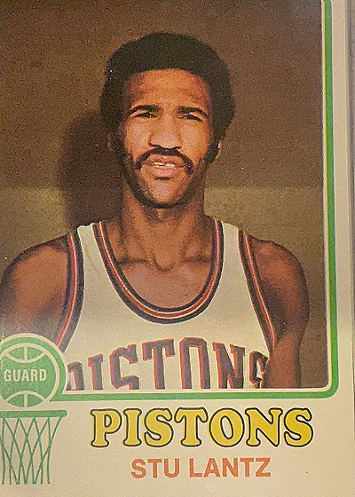 1973 Topps Basketball #96 Stu Lantz — front