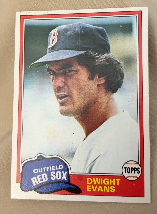 1981 Topps #275 Dwight Evans — front