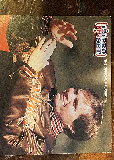 1991 Pro Set #126 Bill Belichick — front