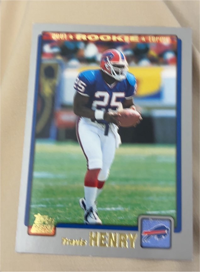 2001 Topps #379 Travis Henry — front