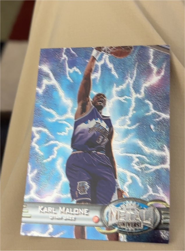 1997-98 Skybox Metal Universe #97 Karl Malone — front