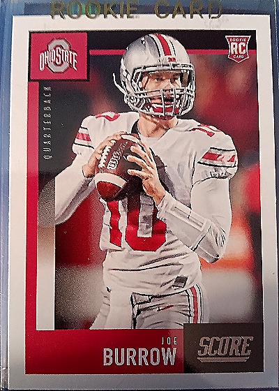 2020 Panini Score #438 Joe Burrow — front