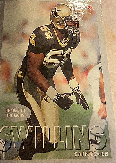 1993 Fleer #93 Pat Swilling — front