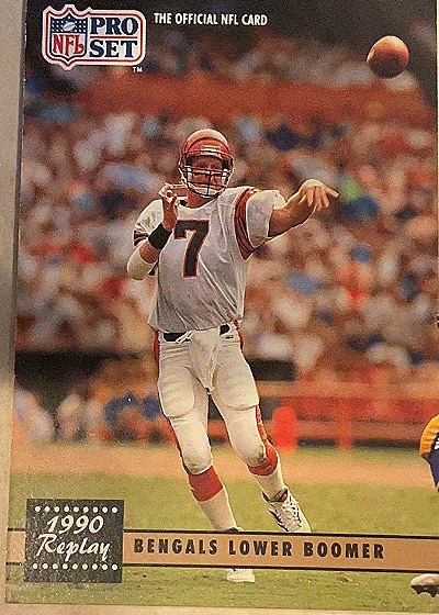 1991 Pro Set #327 Boomer Esiason — front