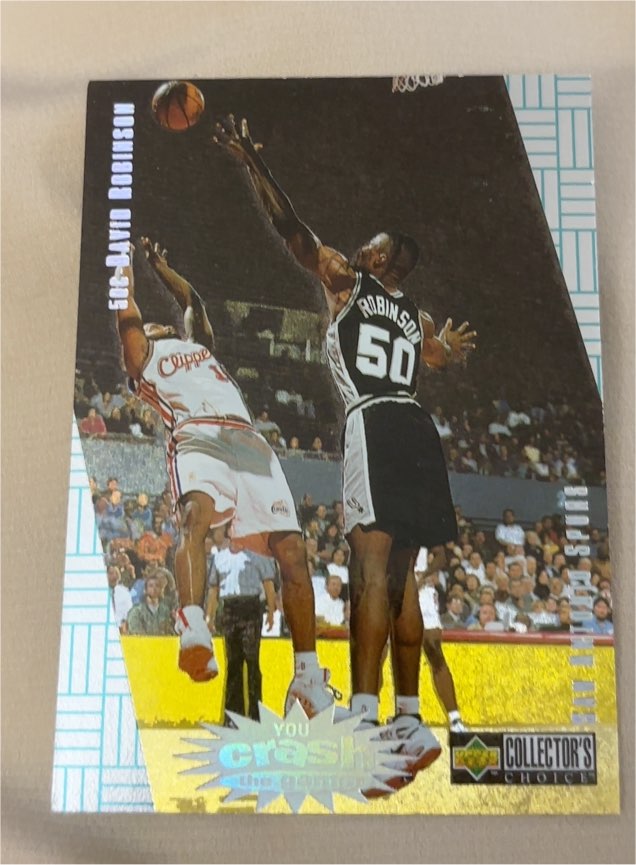 1997-98 Upper Deck Collector's Choice #R24 David Robinson You Crash the Game — front