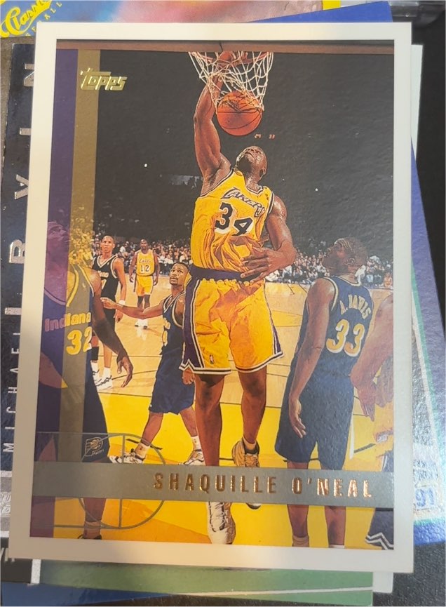 1997-98 Topps #109 Shaquille O'Neal — front