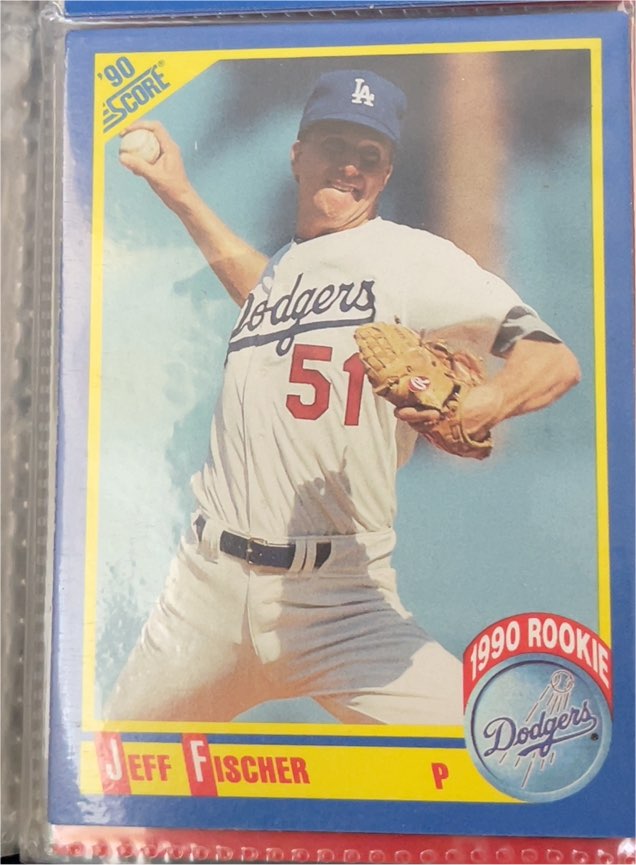 1990 Score #654 Jeff Fischer — front