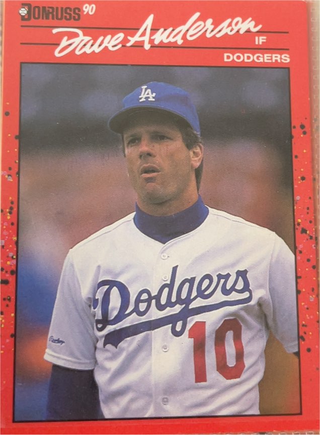 1990 Donruss #486 Dave Anderson — front
