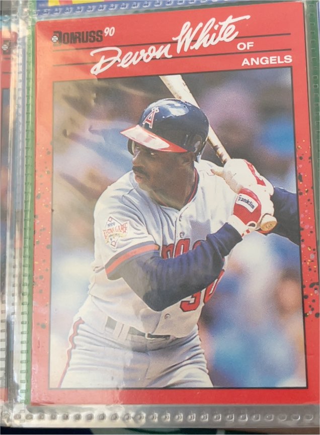 1990 Donruss #226 Devon White — front