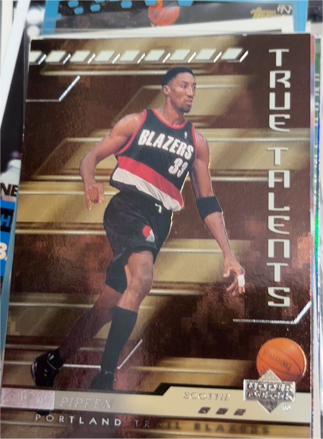 2000-01 Upper Deck True Talents #TT17 Scottie Pippen — front