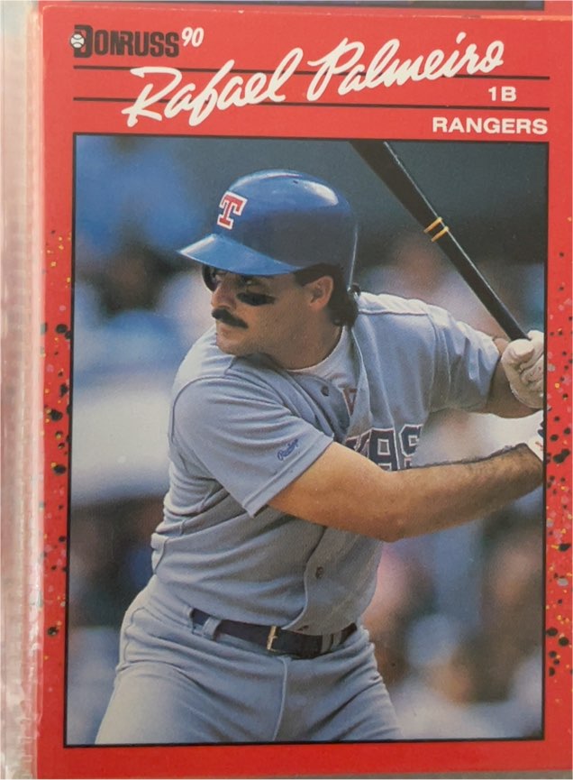 1990 Donruss #225 Rafael Palmeiro — front