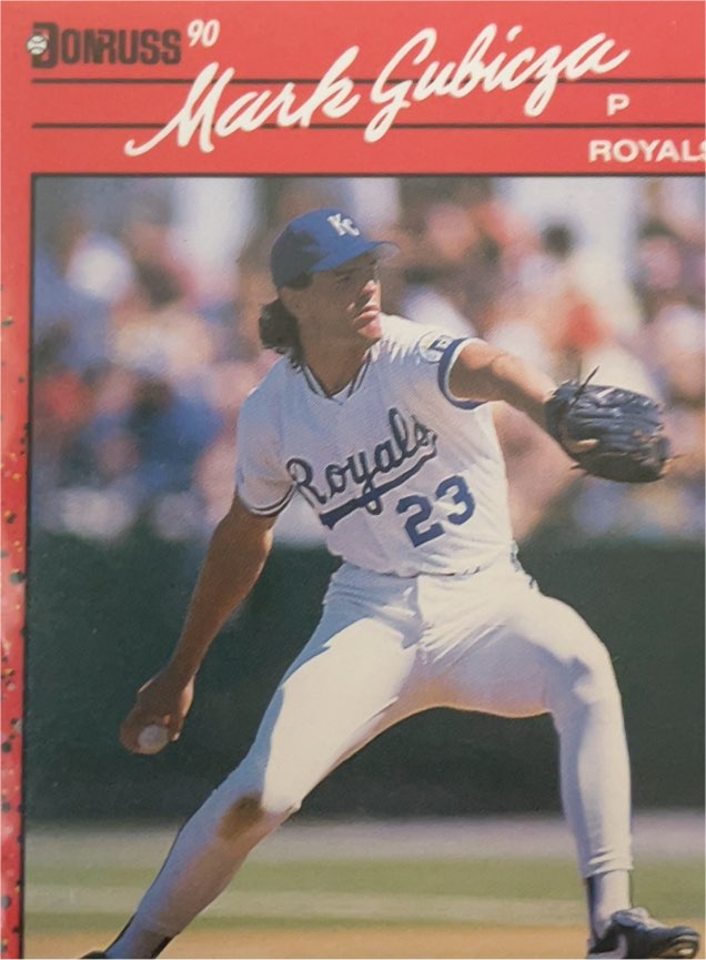 1990 Donruss #204 Mark Gubicza — front
