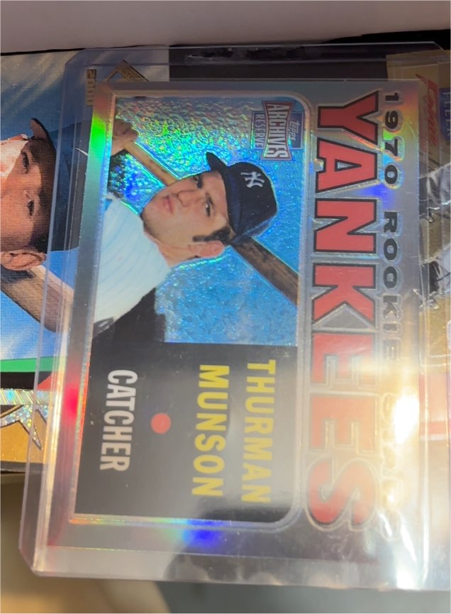 2001 Topps Archives Reserve #58 Thurman Munson — front