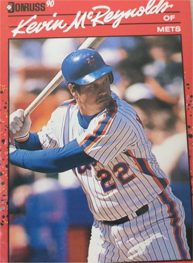 1990 Donruss #218 Kevin McReynolds — front