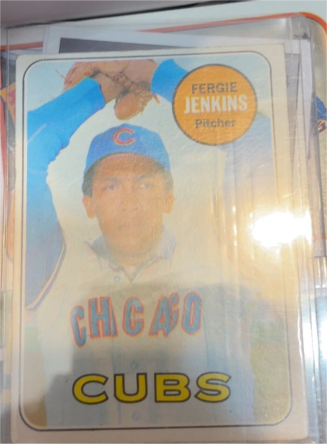 1969 Topps Baseball #640 Fergie Jenkins — front