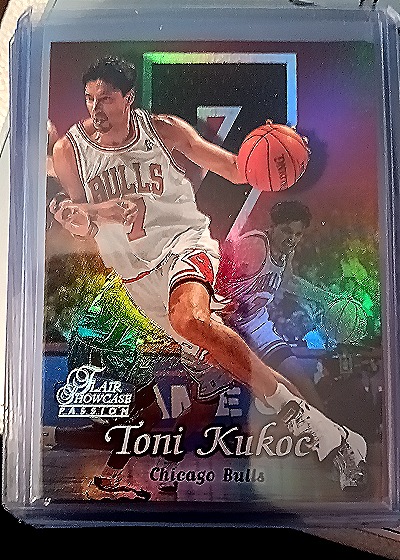 1998 Flair Showcase Row 2 Toni Kukoc — front