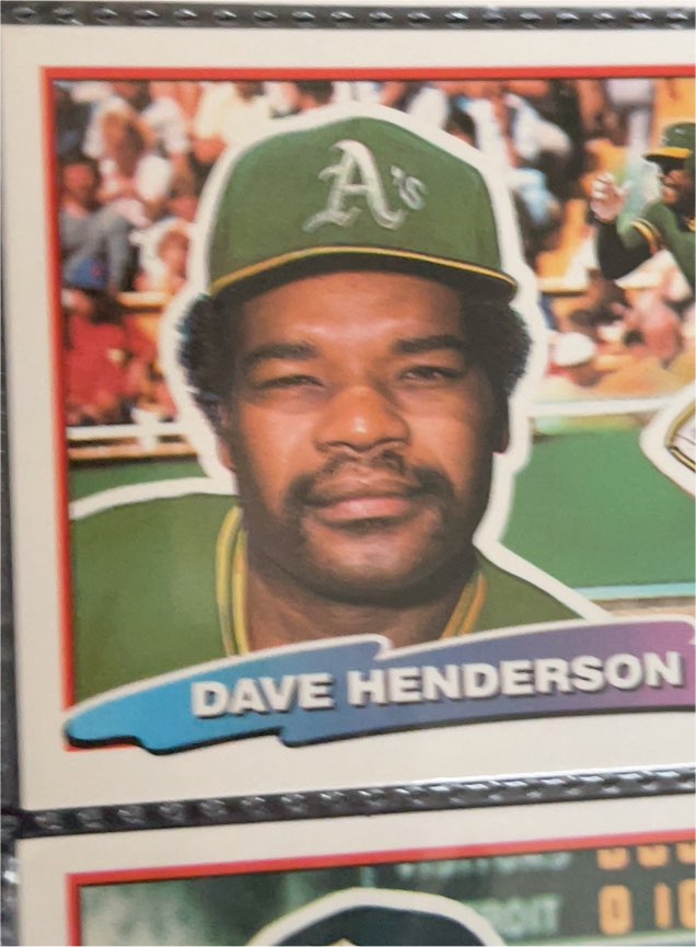 1988 Topps Big #131 Dave Henderson — front