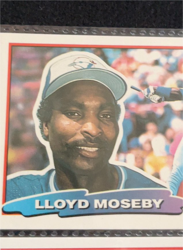 1988 Topps Big #113 Lloyd Moseby — front