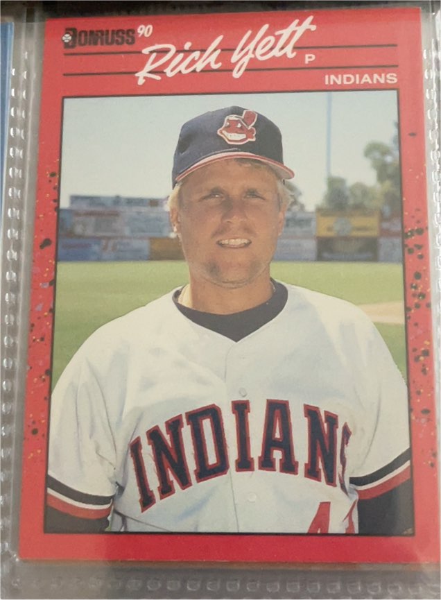 1990 Donruss #509 Rich Yett — front