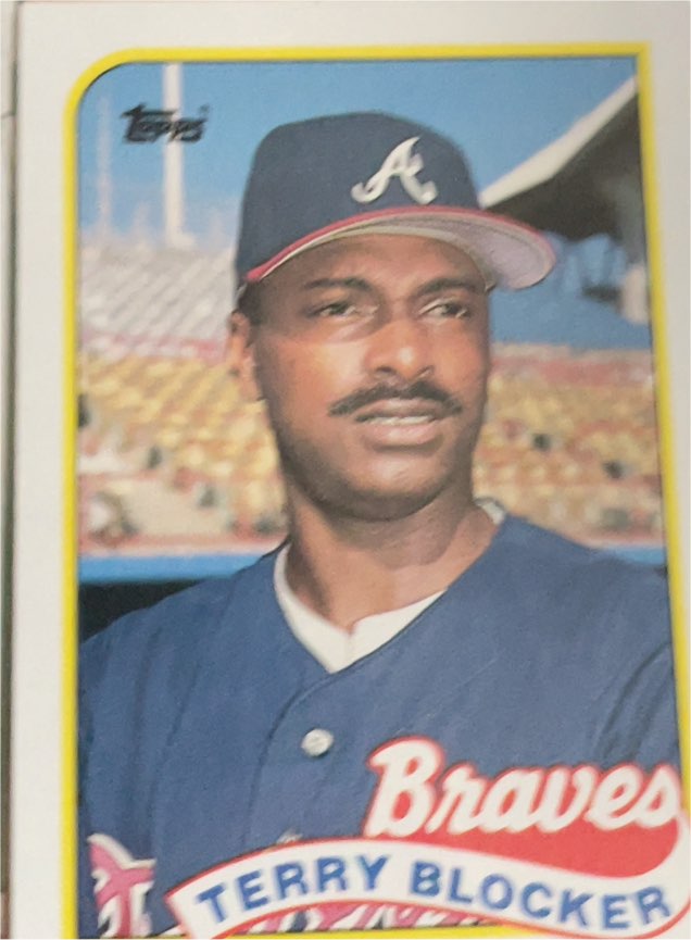1989 Topps #76 Terry Blocker — front
