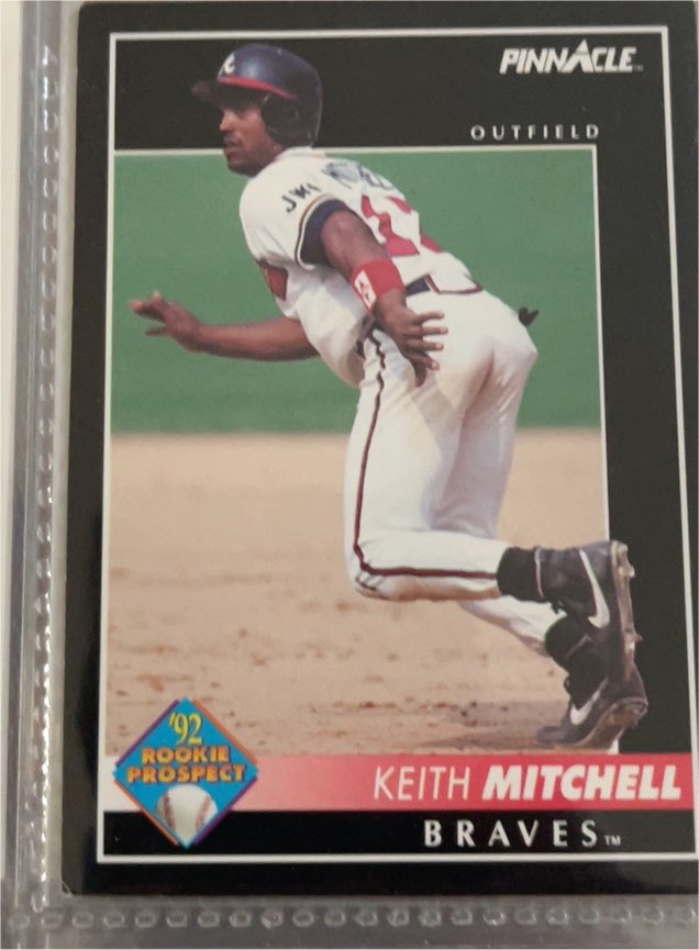1992 Pinnacle #258 Keith Mitchell — front