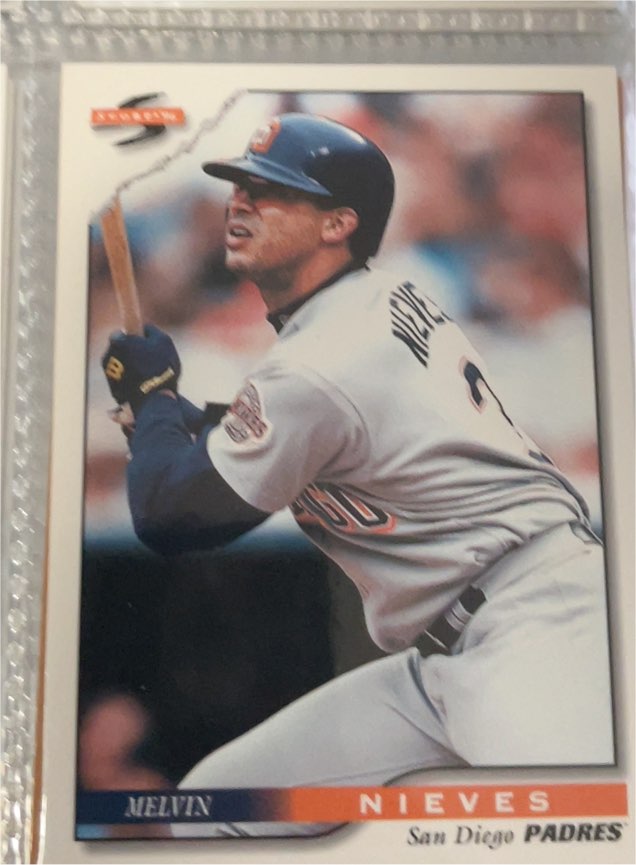 1992 Score #350 Melvin Nieves — front