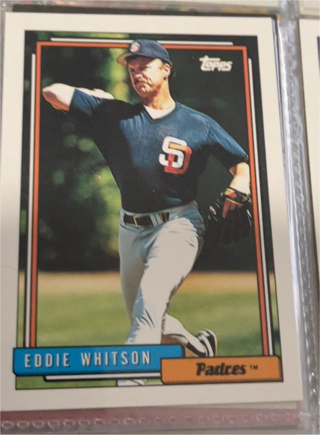 1992 Topps #228 Eddie Whitson — front